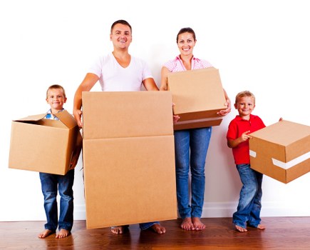 Retail and office items being organised for a local business move