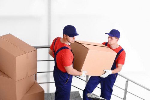 Removal truck for Docklands apartment and office moves