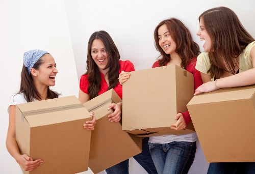 Safety review during a moving job