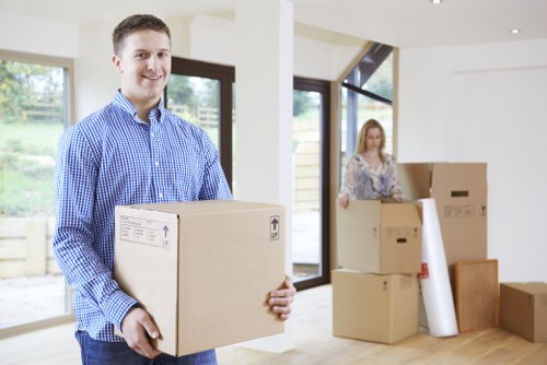 Commercial moving van service for Docklands offices