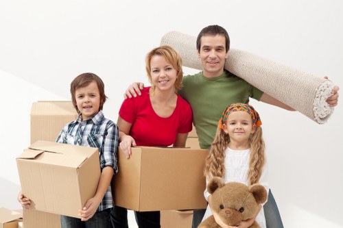 Docklands movers planning access and parking for a local move