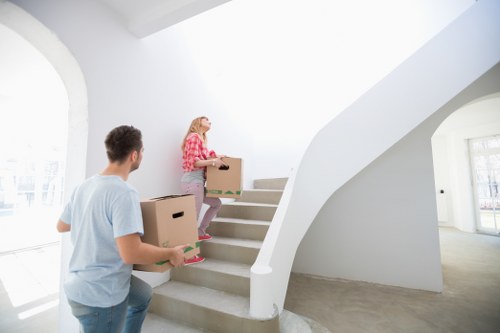Booking a removal truck hire service in Docklands