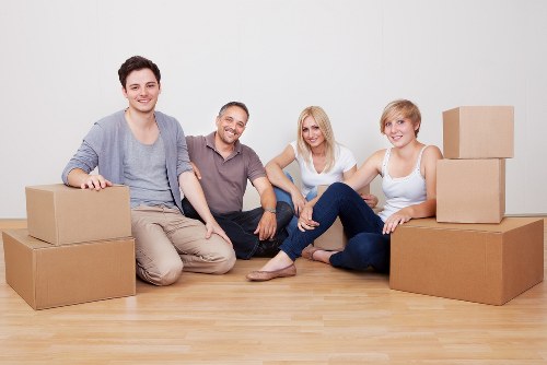 Careful furniture handling during a Docklands home relocation